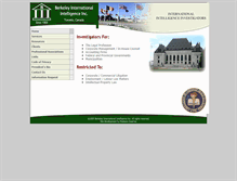 Tablet Screenshot of berkeleyintelligence.com